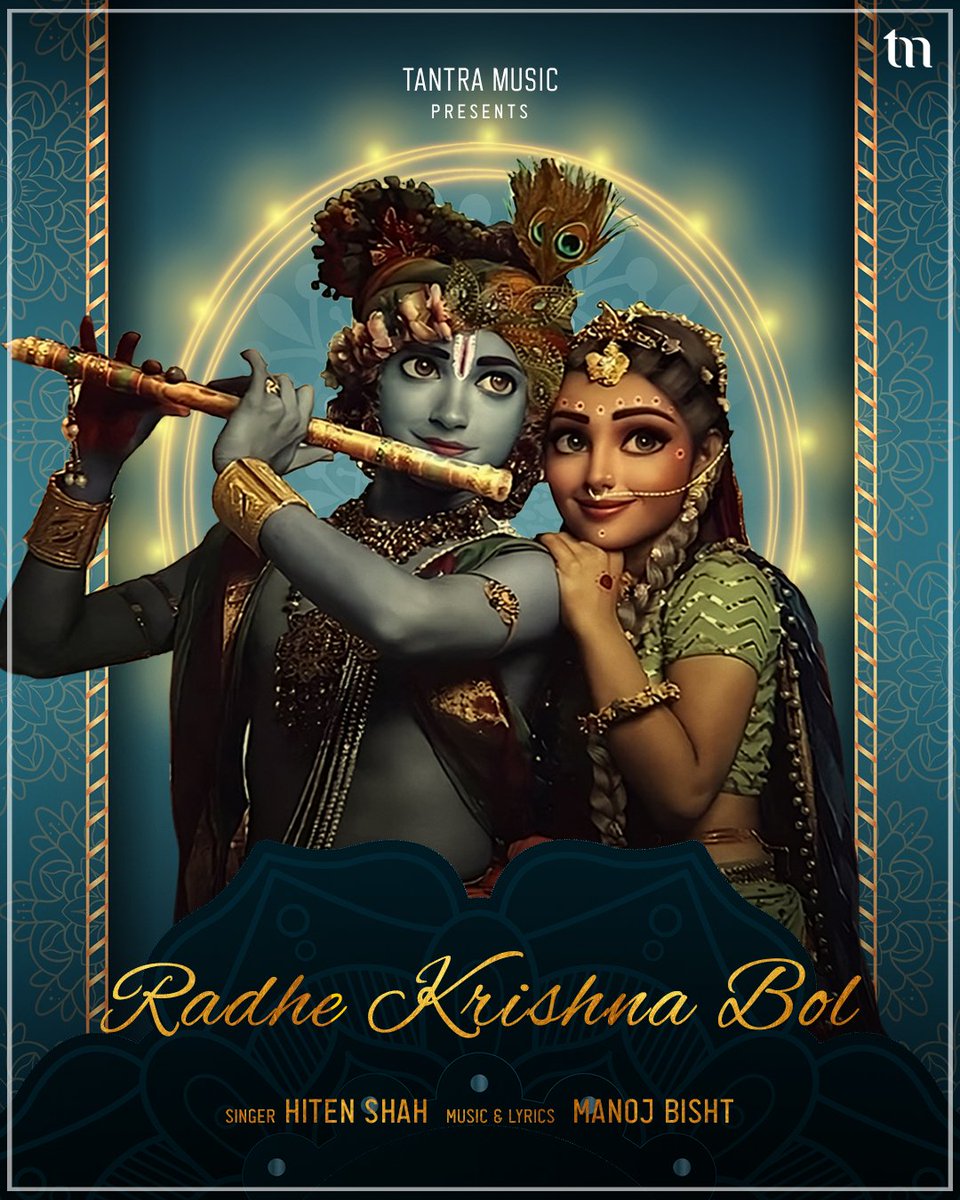 beingfilmy08's tweet photo. Tantra music brings you a beautiful devotional song to brighten your soul "Radhe Krishna Bol" 🙏🏻 Full song out now on all leading stores

https://t.co/KH9oY95jms https://t.co/ikc7Qg4VAE