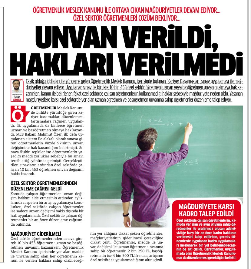 <a href="/RTErdogan/">Recep Tayyip Erdoğan</a> <a href="/tcmeb/">Millî Eğitim Bakanlığı</a> <a href="/Yusuf__Tekin/">Yusuf Tekin</a> <a href="/memetsimsek/">Mehmet Simsek</a> Sahi bir zamanlar böyle bir haber çıkmıştı. Merak edip okudunuz mu acaba?
#ÖzeldekiUzmanÖğretmeneKadro