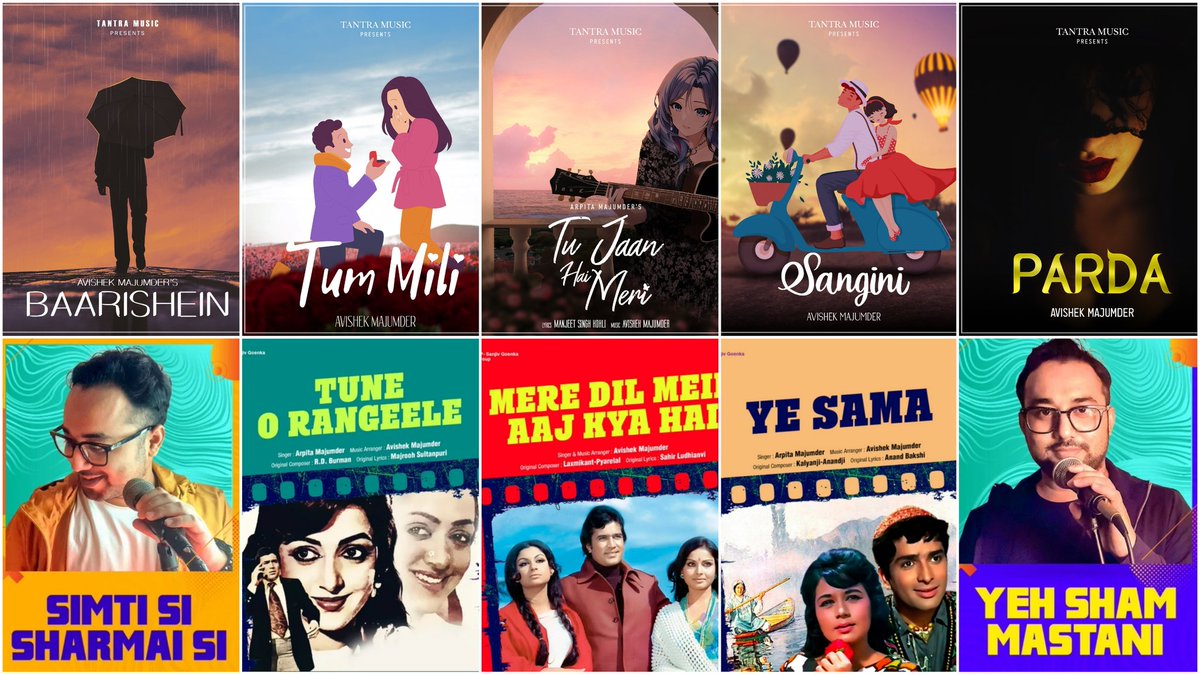 beingfilmy08's tweet photo. July has been a busy month for Tantra Music as we released 5 originals on our official YouTube channel and 5 classic recreations for Saregama. 

Do hear the songs on all music streaming apps. Gearing up for a power-packed August.✌🏻Stay Musical 💜 https://t.co/ZZN2DLOEtr