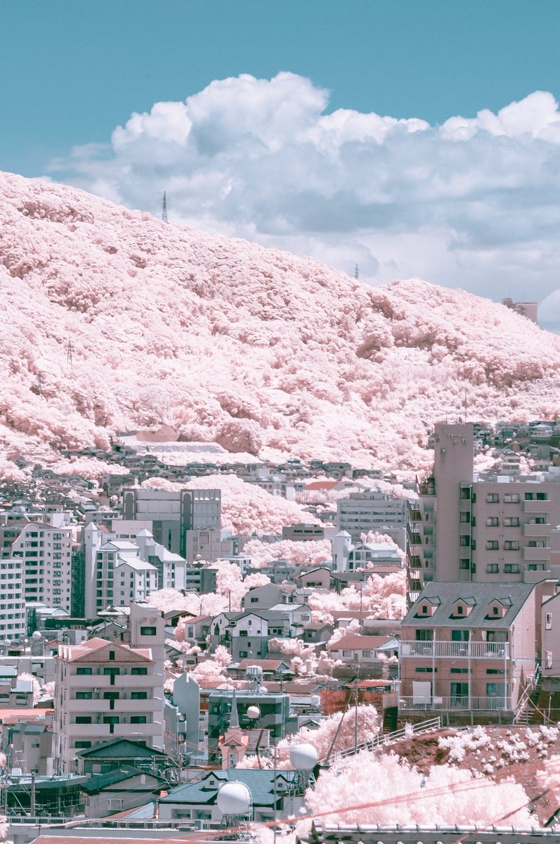 夏の長崎を赤外線が映るカメラで撮ってみた