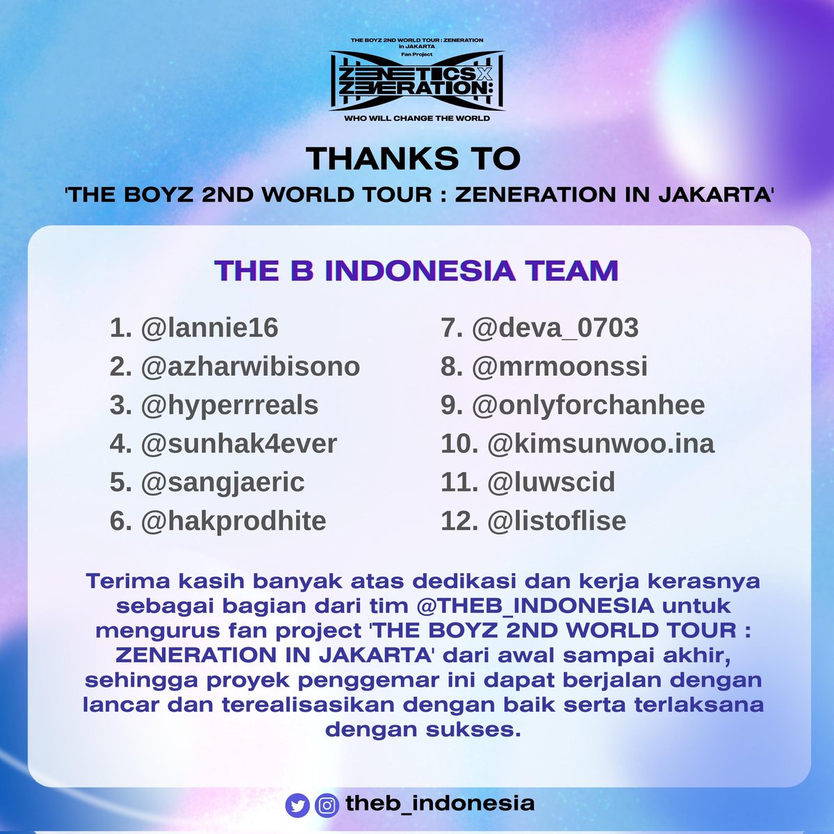 THE B INDONESIA (HIATUS) tweet media