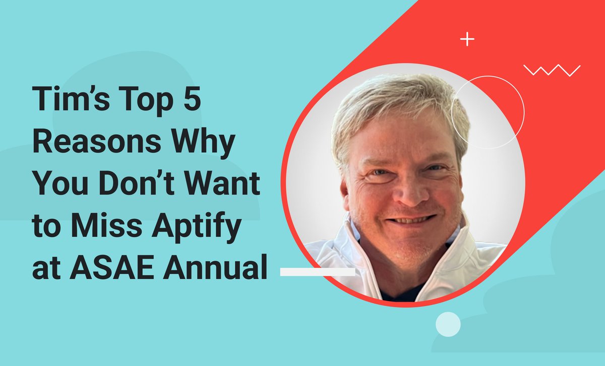 Can't wait to connect with the #Association industry this weekend at <a href="/ASAEannual/">ASAE Annual Meeting</a>!
Hear from Aptify's GM, Tim Ward on what you can expect to see at the Aptify and <a href="/Comm_Brands/">Community Brands</a> booth!! Watch here: hubs.la/Q01ZTlmv0