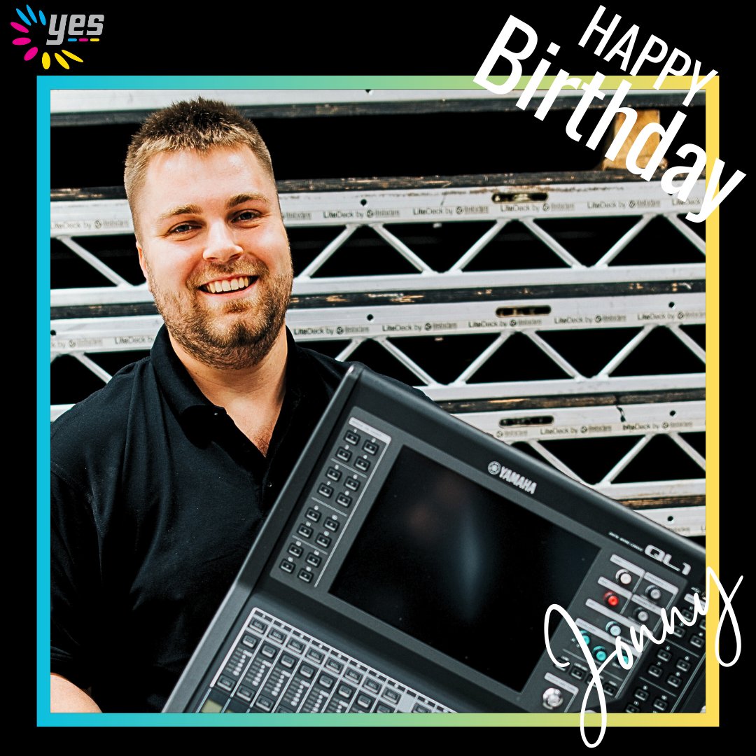 Happy birthday to our Senior Production Technician Jonny Couzens!

Another year and another excuse to unleash your hilarity upon us! Don’t forget to keep cracking those jokes… 😄 🎉

#YesEvents #YesTeam #Events #Production #Hire