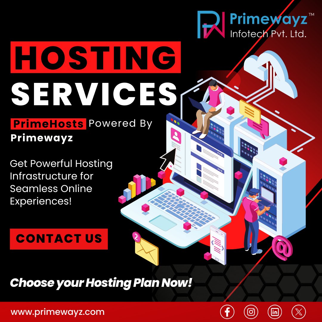 primewayz's tweet image. Choose reliable hosting solutions for your online presence with @primewayz We provide scalable hosting services to grow your business with excellent speed, security and support coverage.

#webhosting #webhostprovider #digitalmarketing #websitedevelopment #primewayz
