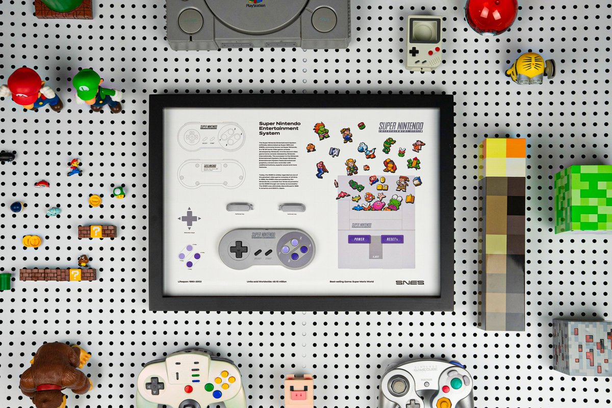 GridStudiocc's tweet image. Uncover the magic beneath the shell! Here&apos;s an artistic tribute to the Super Nintendo that powered our childhood.
shop now: gridstudio.cc 👈
 #GridStudio #SuperNintendo