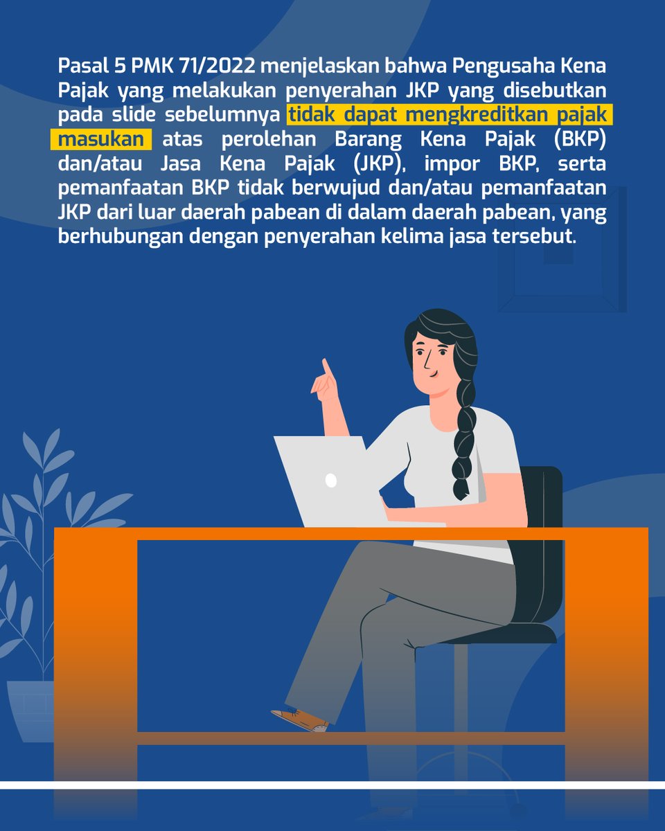 redaksi_ortax's tweet photo. Lantas apa saja jenis jasa tersebut? dan berapa tarif serta dasar penilaian yang berlaku? Yuk langsung aja cek Tax Learning berikut ini.
#Ortax #pajak #pajakindonesia #perpajakan #tax #infopajak #taxupdate #ortaxupdate #taxlearning #belajarpajak #belajarpajakonline #fiskal https://t.co/8M2coON5jK