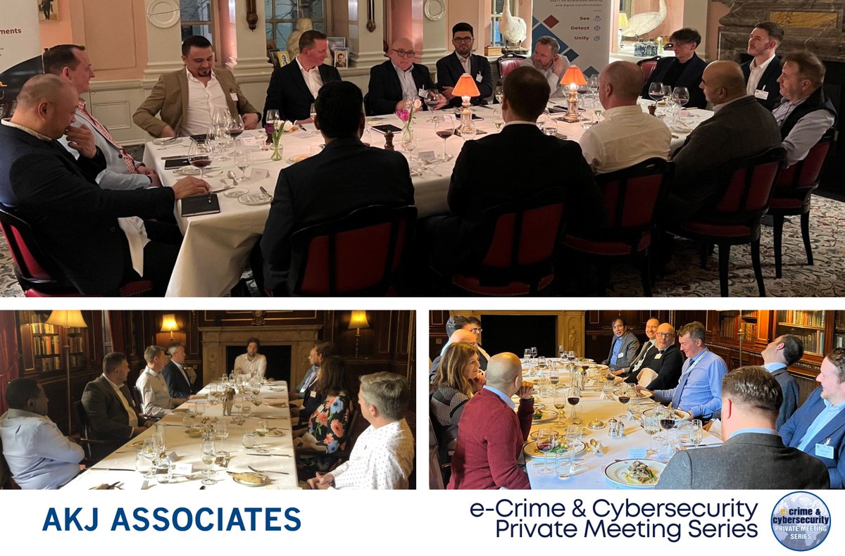 Join our exclusive e-Crime &amp; Cybersecurity Private Meeting Series, where senior decision-makers come together in high-value, closed-door roundtables. We're also expanding our offerings to include virtual options. Visit us at:
akjassociates.com/event/bespoke #Cybersecurity #Networking