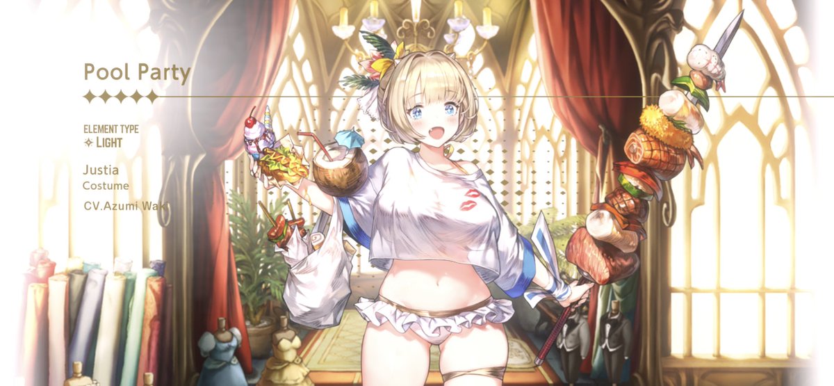 jptagorda's tweet image. Damn! This game is so generous! #Browndust2 
#Justia #PoolPartyJustia