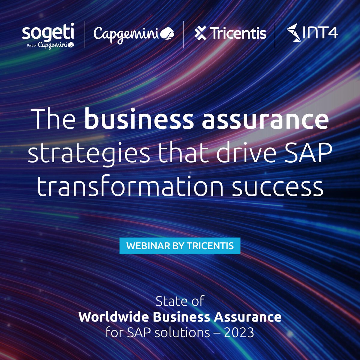 sogeti's tweet image. Join @MBuenen at the upcoming webinar on August 15, along with speakers from @Capgemini &amp;amp; @Tricentis, as they discuss key takeaways from the &apos;State of Worldwide Business Assurance for SAP solutions 2023&apos; report. Register now : bit.ly/3Qin4uC #SAPBusinessAssurance2023