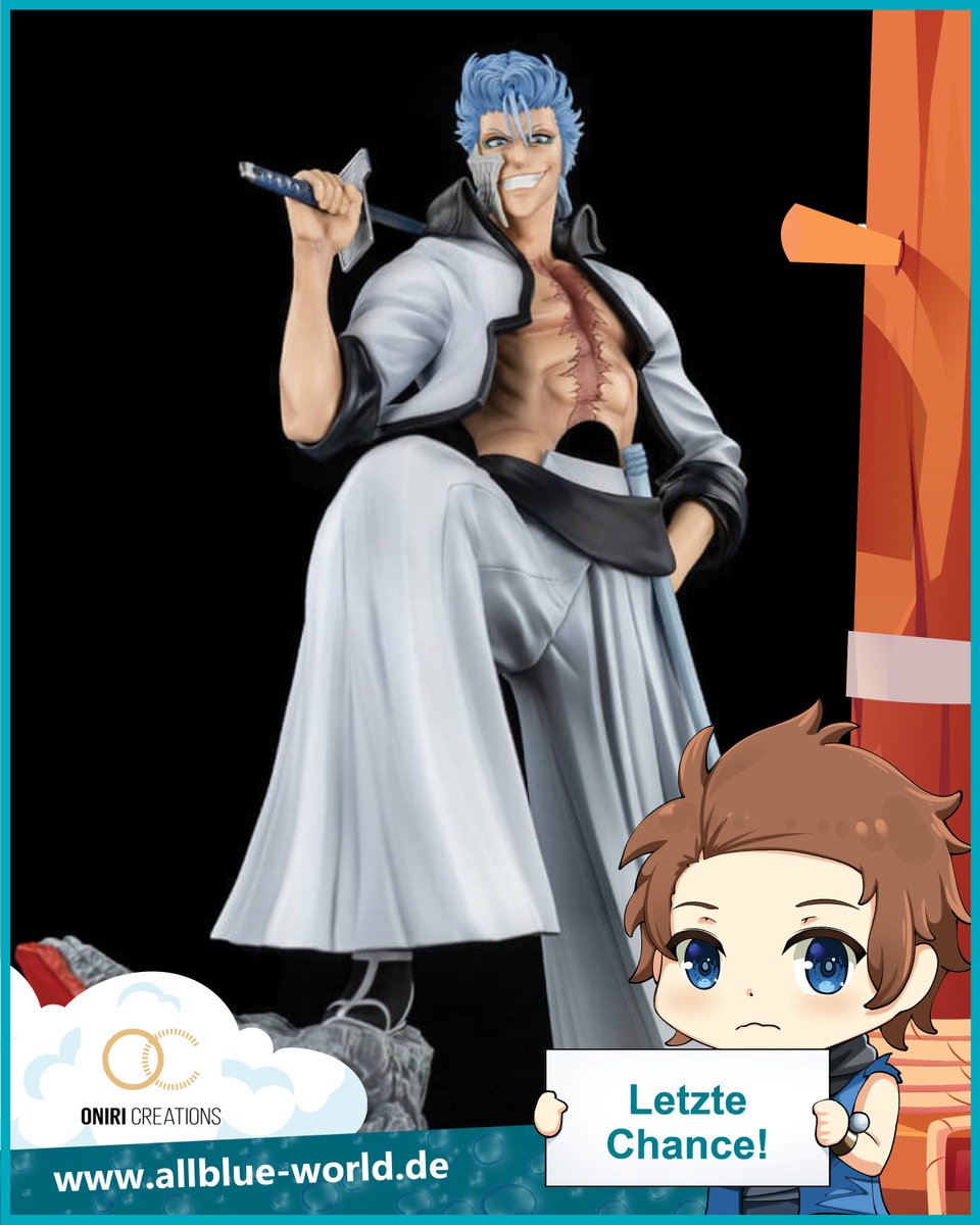allblue_world's tweet photo. 🔥 #Bleach - #Grimmjow #Jaggerjack Statue 🔥Bleach-Fans aufgepasst! 🙌 Die Grimmjow Jaggerjack Statue von #OniriCreations ist endlich wieder verfügbar, aber nur noch zwei Exemplare sind auf Lager! das Timing könnte nicht besser sein, zur aktuellen Staffel

https://t.co/2h3cbTpJ7H https://t.co/BnjuqUqfhR