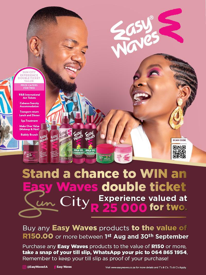 Likers_2Do's tweet photo. [COMPETITION]

Stand a chance to WIN 1X @EasyWavesSA hamper worth R1 500!!

TO WIN: Follow #EasyWaves on Facebook and Instagram. Take a screenshot of your entry &amp; post it below with the #️⃣ #LiveEasy #EasyWaves #WinWithLikers 

Entries close Friday 4 August 12pm https://t.co/v8cN8vGdfy