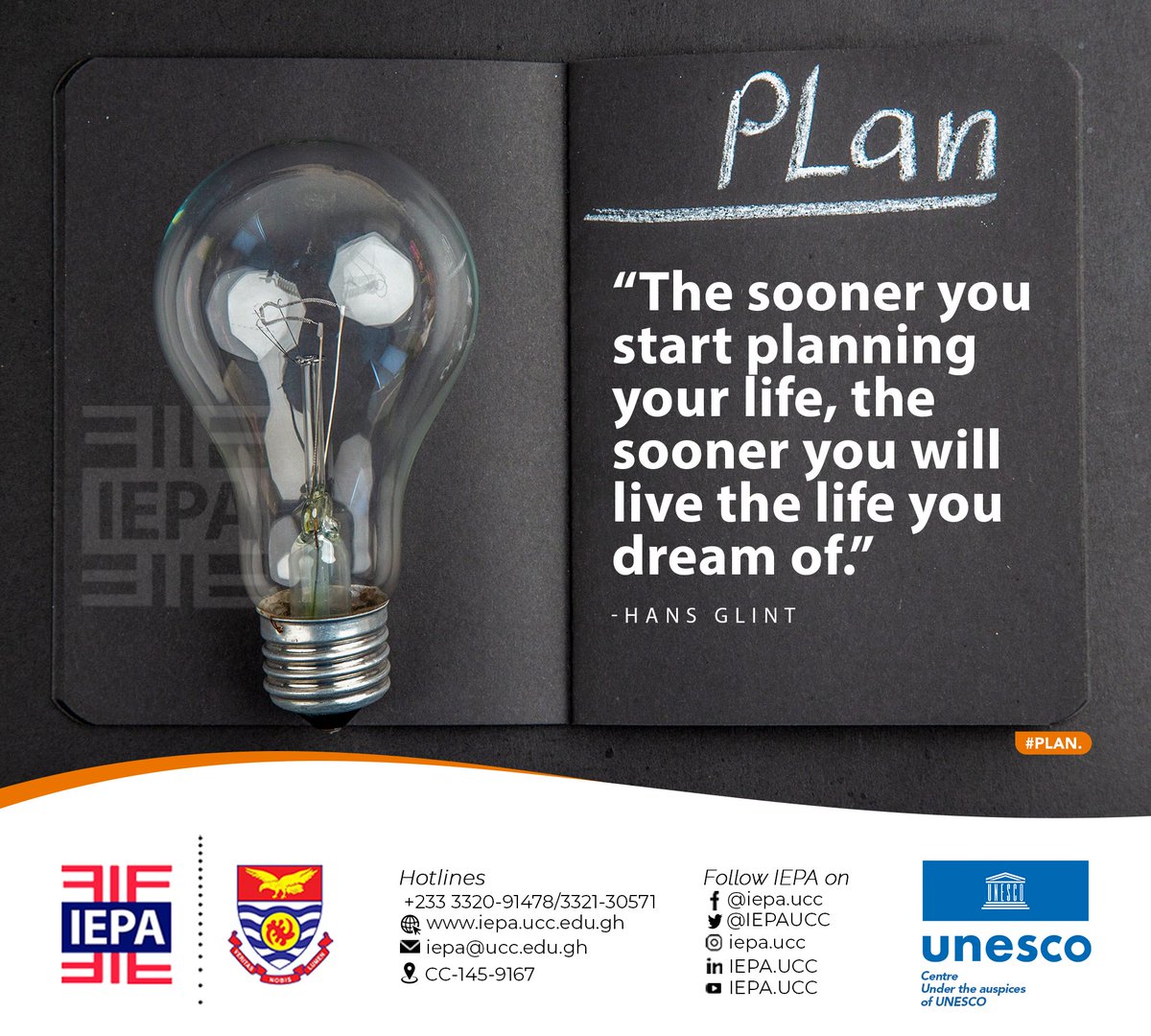 iepaucc's tweet photo. Start shaping your dreams today, and watch your vision unfold.
The sooner you begin, the sooner you can savor the life you've always dreamt of. Take that first step and let the journey of a lifetime begin now!
#iepaucc #unesco #ucc #DreamBig #StartPlanning https://t.co/DKmLhAHSoN