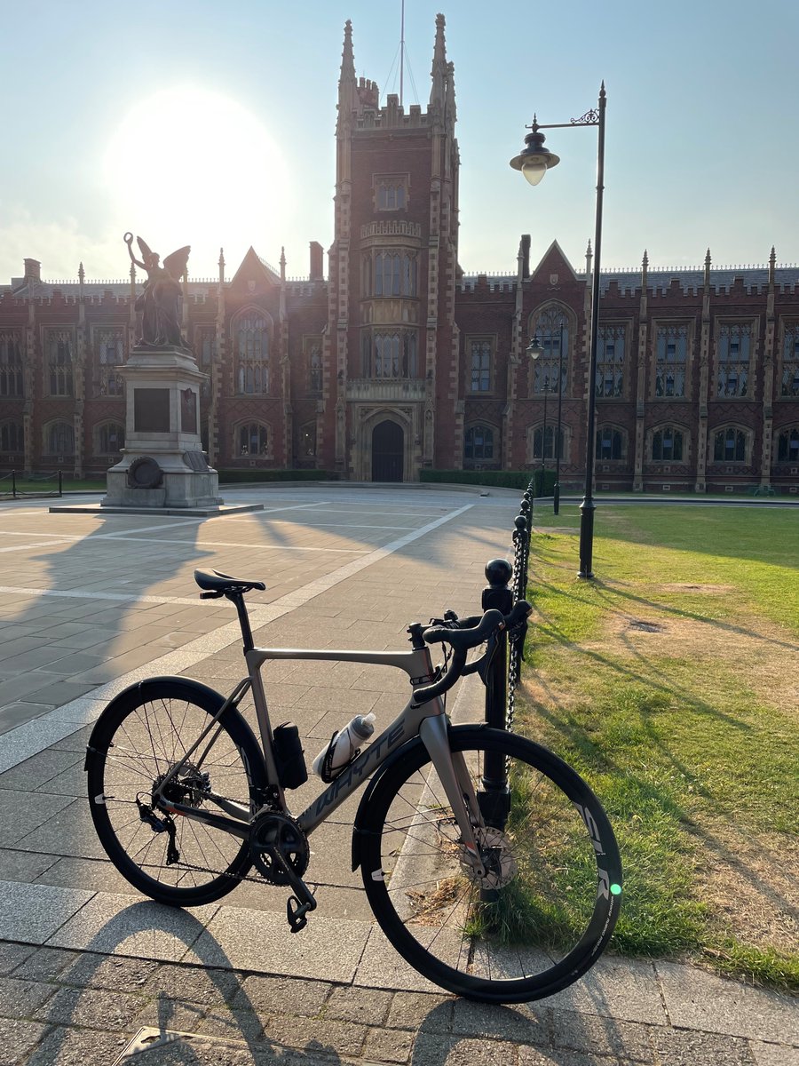 Happy National Cycle to Work Day! 
@greenatqueens @qubengagemhls_d @SustransNI @combergreenway 
#QUBSustainability
#CycleToWorkDay