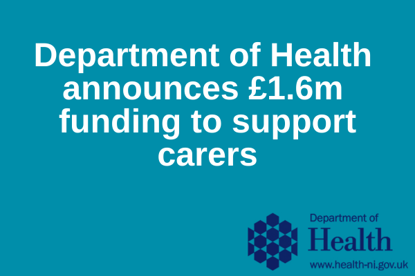 The Department of Health has announced the allocation of more than £1.6m in the fourth and final round of grants from the Support for Carers Fund.

Read more ➡️health-ni.gov.uk/news/ps16m-fun…