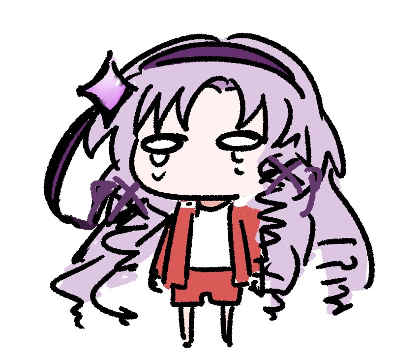 壱百満天原サロメ 「しょぼんお嬢 #サロメ百万展」|じゅnのイラスト