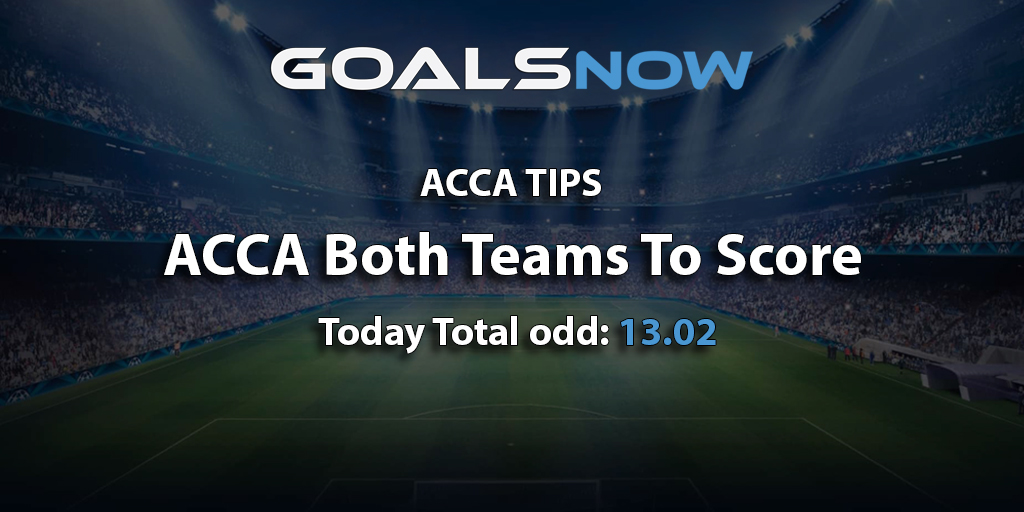 GoalsNowWorld's tweet photo. Check today's accumulator // Total odd: 13.02
BTTS - Both Teams to Score Predictions:
🆓 - https://t.co/x6X4WPGVSb
📲 APP Android - https://t.co/fOVwzNy59c
📲 APP IOS - https://t.co/q776zWmvUC https://t.co/qpEYYIqgqb