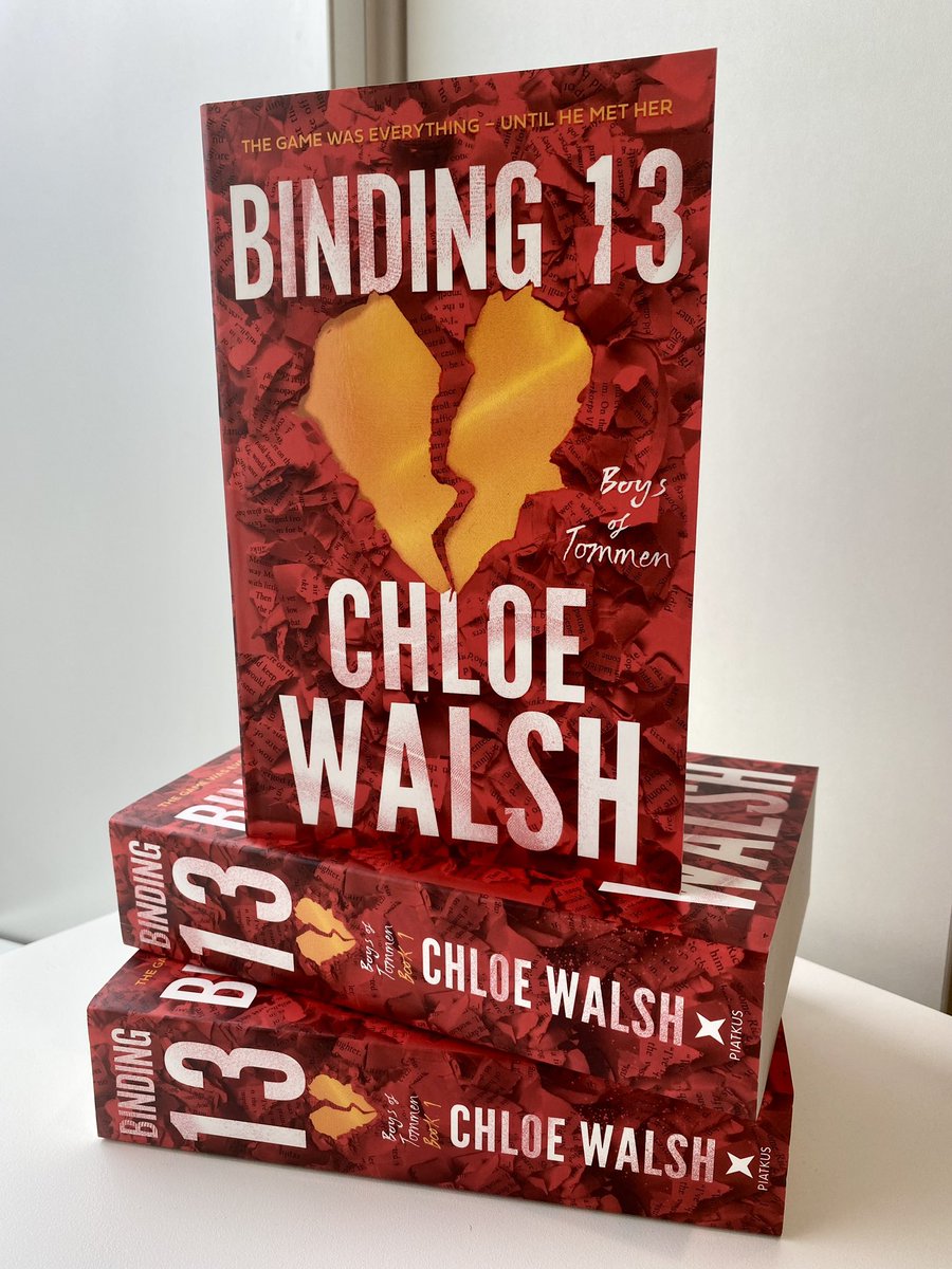 Hello #bookbloggers! Who here has heard of the Boys of Tommen series by TikTok sensation Chloe Walsh? BINDING 13 is the first in the series and I have a few copies for review, if you want to experience the power and pain of first love… 🙋‍♀️🙋‍♀️🙋‍♀️