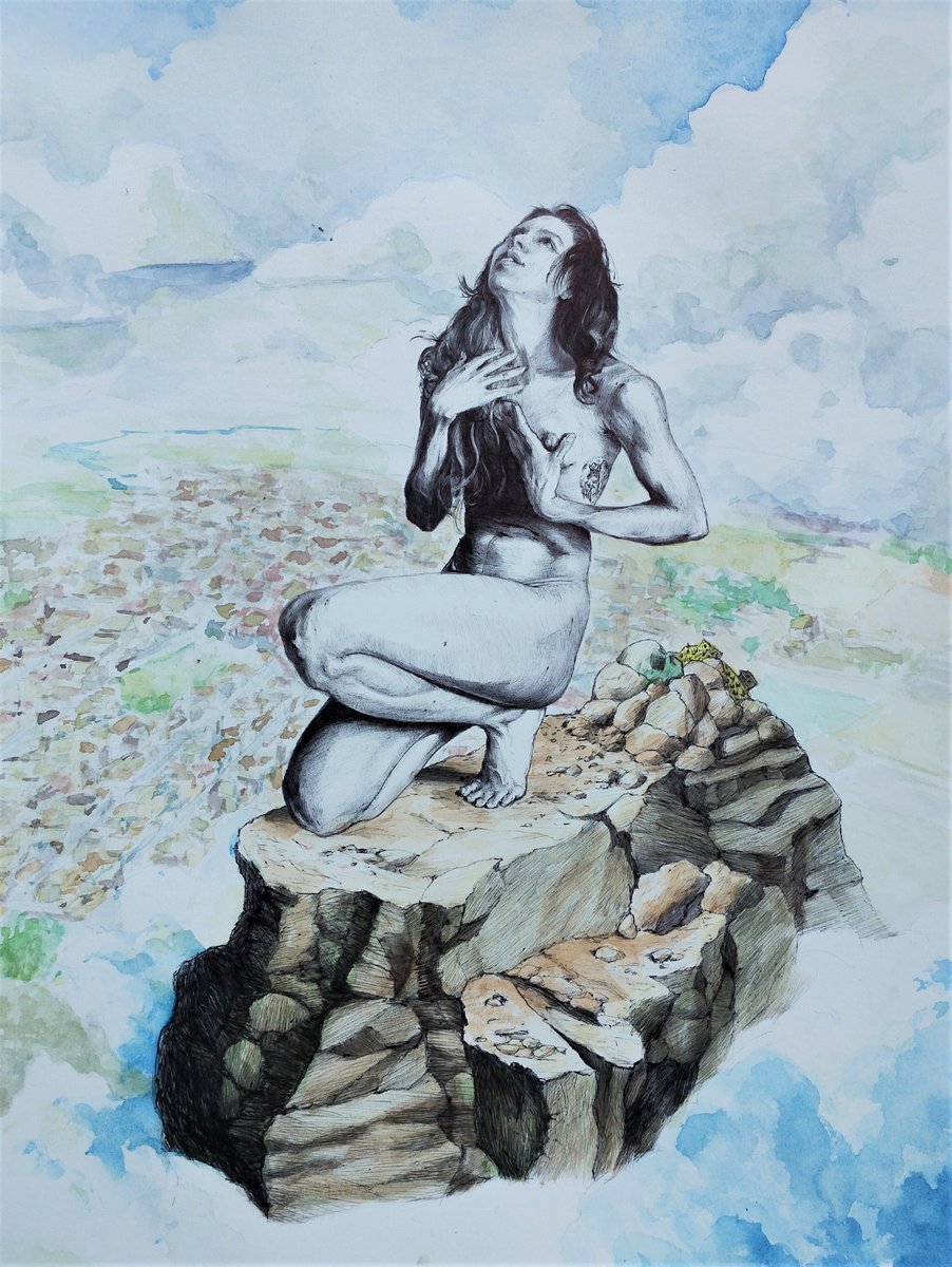 jdrawspeople's tweet photo. @marartmodel 
Part 7 already, of my drawing project, 'Women on top of the world' https://t.co/4khclc4Ro2