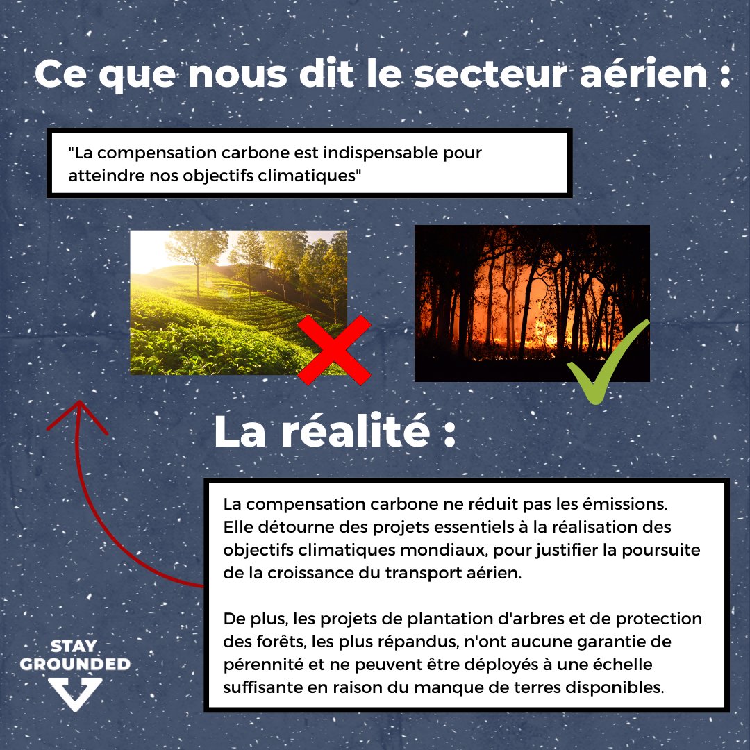 ResterSurTerre's tweet image. [📣 NOUVELLE FICHE GREENWASHING 🟢] 
La compensation carbone est au mieux un leurre, au pire une arnaque ! 🌳🔥 #Offsetting #StopGreenwashing❌

Retrouvez notre décryptage dans notre toute nouvelle fiche greenwashing 👉 stay-grounded.org/wp-content/upl…