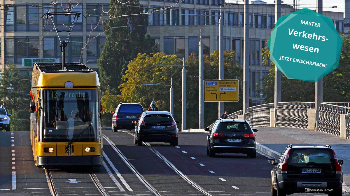 Wenn dich interessiert, was Menschen bewegt: Studiere „Bahnsystemingenieurwesen“ oder „Elektrische Verkehrssysteme“ im Master an der #TUDresden. Für beide Master ist eine Bewerbung für ein Stipendium über 750€ im Monat möglich. Mehr Infos gibt’s hier ➡ tud.link/o7jq