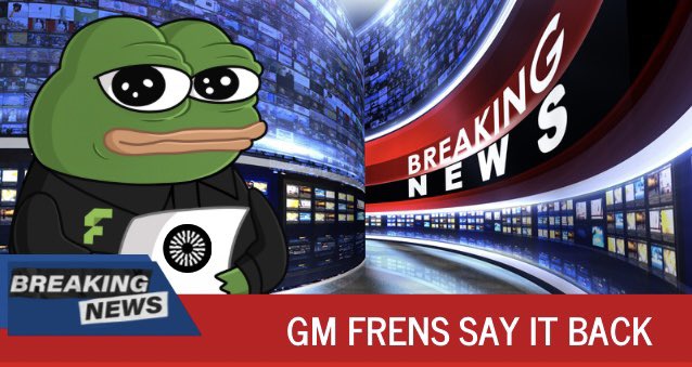frenfi_'s tweet photo. gm frens! is it too early for gm? https://t.co/HxPxJie9gx