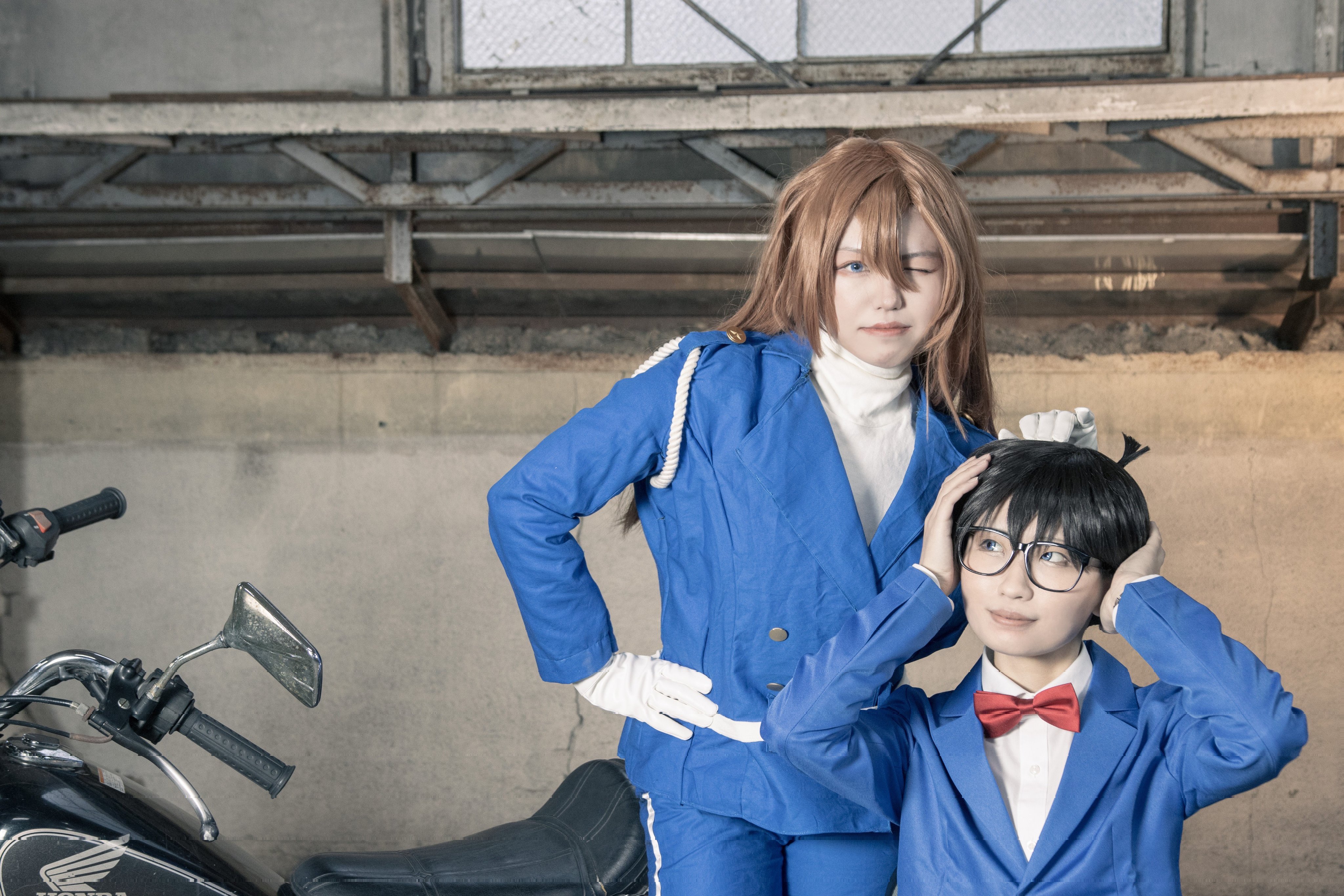名探偵コナン 萩原千速 立ち止まる コスプレ ウィッグ付きフルセット
