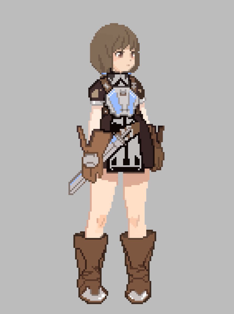 「ドット絵修行僧」|井上コウセイのイラスト
