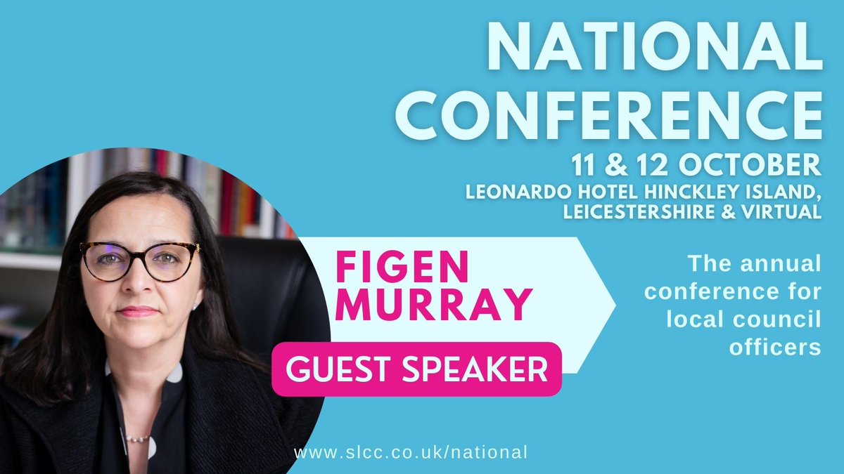 SLCCnews's tweet photo. Join us for #SLCCNational for an update from @FigenMurray on #Martynslaw, a legislation requiring publicly accessible locations to improve security against the threat of #terrorism.

Agenda now available at https://t.co/bHmIeWXFBw 

#localgov #LocalCouncilConference

@blachereuk https://t.co/MAMjFoIggf