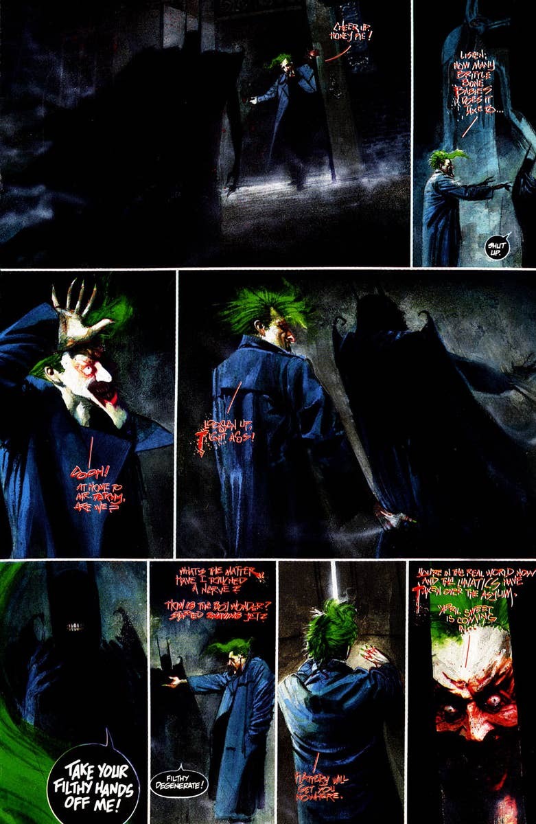 Alberto61079562's tweet photo. Un año de cómic (215)
#unaviñetaaldía #unañodecómic #Batman #AsiloArkham #ArkhamAsylum #GrantMorrison #DaveMcKean https://t.co/k9jtjTrZvb
