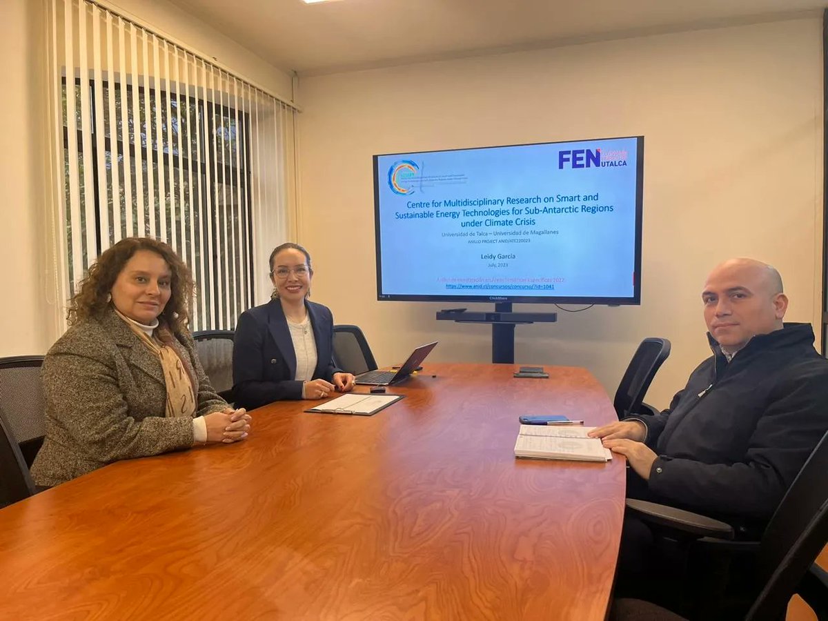 RessetChile's tweet photo. Reunión con entidad de gobierno de la Energía - Región del Maule ⚡️⚡️

La reunión tuvo como objetivo abordar la investigación desarrollada en el centro, específicamente los desafíos y oportunidades del uso del hidrogeno verde 💚

#Resset #ANID #FEN #Anillos #UTalca #Umag https://t.co/DXUzSad8ck