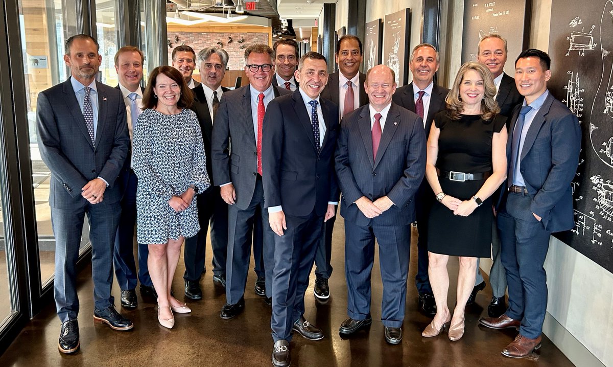 We were delighted to welcome Senator <a href="/ChrisCoons/">Senator Chris Coons</a>
to our Dallas office. Senator Coons is a strong proponent of a well-functioning IP system that is fair to all. We valued the opportunity to discuss how Avanci's market-driven solutions enable technology sharing across industries.