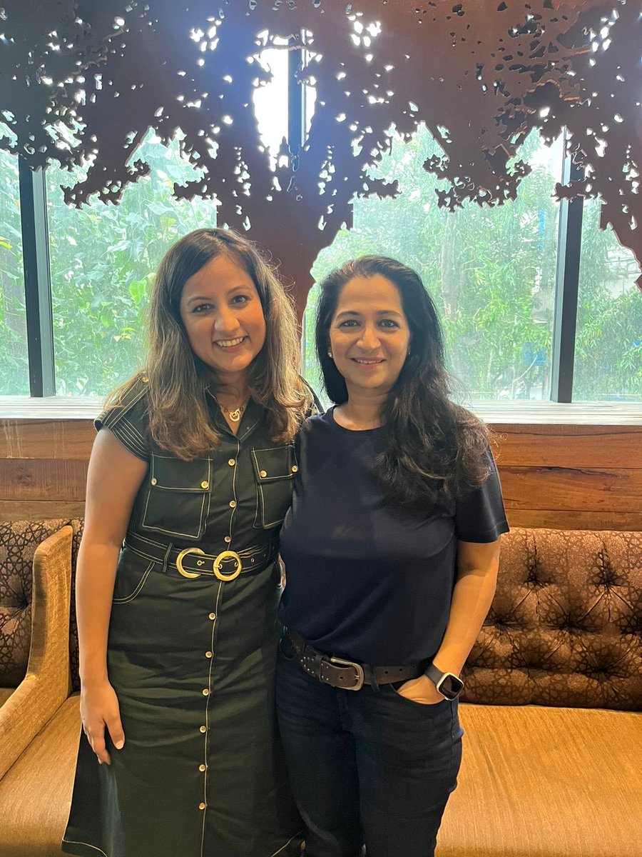 KiranManral's tweet photo. Fabulous catching up with the very wonderful and inspiring @naiyyasaggi today, learning how she built @myBabyChakra and now as co-founder at the Good Glam group as well as the fab work she’s doing in the space of women and tech entrepreneurship. https://t.co/HBy7fwV3vo