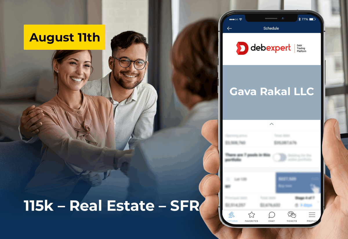 Debexpert_com's tweet photo. NEW AUCTION FROM DEBEXPERT
Bidding ends August 11, 2023

SELLER: Gava Rakal LLC

- Real Estate - SFR - 115k
- Interest rate: 10%
- Open: June 16th, 2023
- Location : Montgomery, AL

More information on https://t.co/lSTO18Cozs https://t.co/zhb3RPHNMv