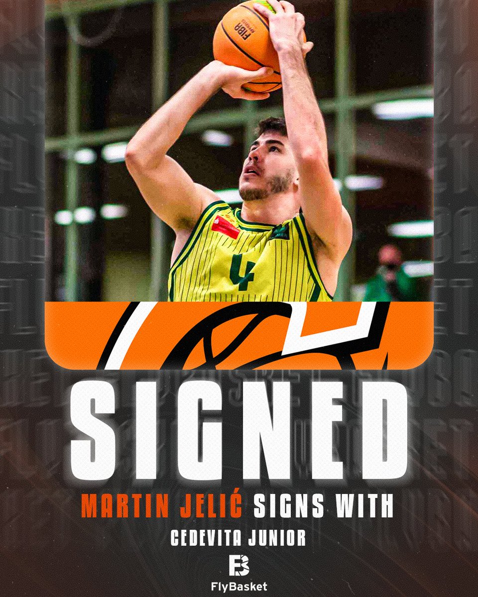 Martin Jelić heads to Zagreb to join <a href="/cedevitajunior/">KK Cedevita Junior</a> 🔥 Next season he will be playing in the Croatian league and <a href="/ABA_League2/">ABA League 2</a> 

👏👏👏

#FlyBasket