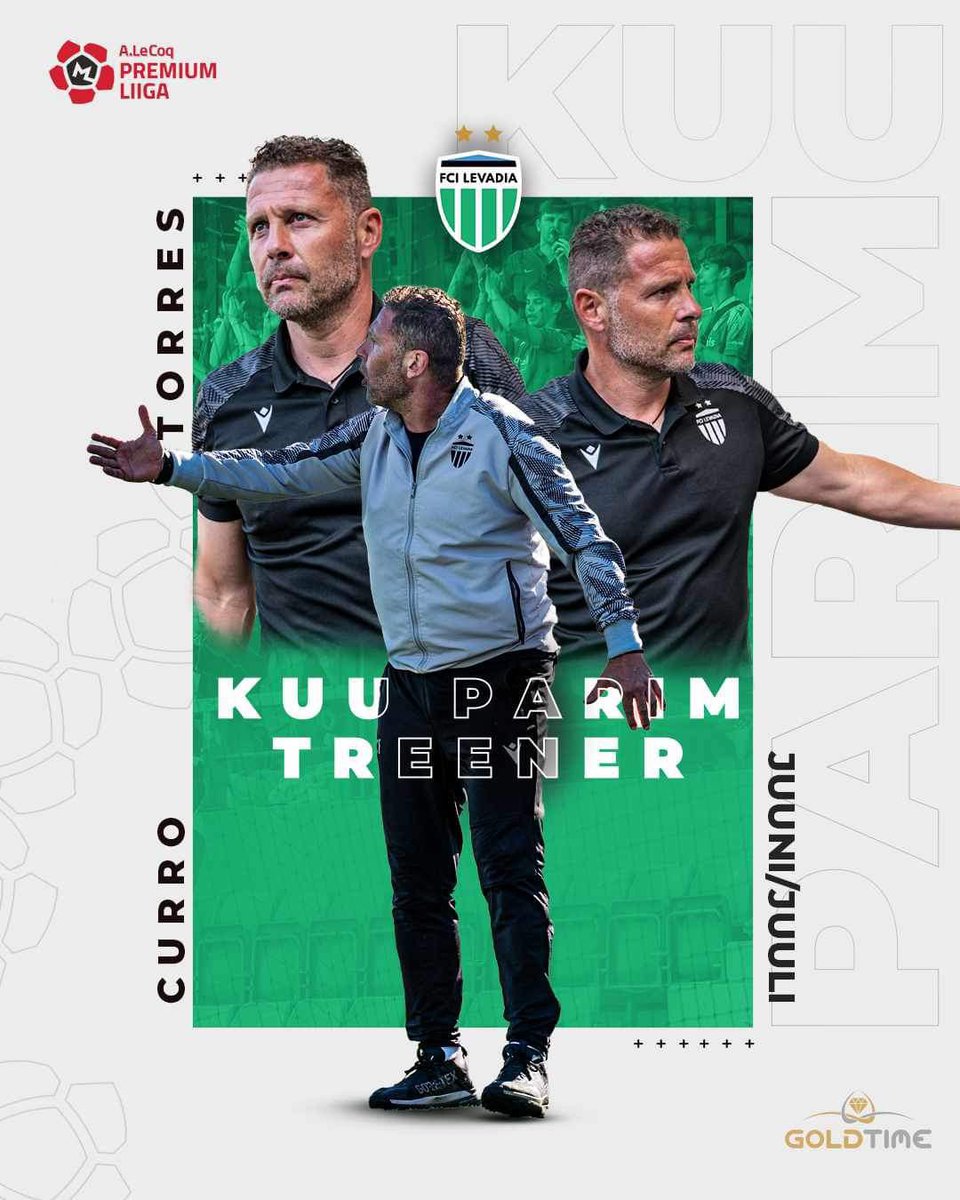 FCI Levadia Tallinn (@levadiafci) on Twitter photo Coach of June/July <a href="/Zeuzers/">Curro Torres</a> 💥
In the summer months we won 4 games and made two draws. FCI Levadia is leading the <a href="/premiumliiga/">Premium Liiga</a> table with 48 points! Vamos!
#fcilevadia Coach of June/July <a href="/Zeuzers/">Curro Torres</a> 💥
In the summer months we won 4 games and made two draws. FCI Levadia is leading the <a href="/premiumliiga/">Premium Liiga</a> table with 48 points! Vamos!
#fcilevadia