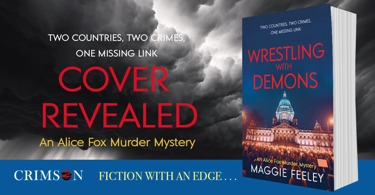 PoolbegBooks's tweet photo. Cover revealed for Maggie Feeley's @hoopoed new book Wrestling with Demons coming soon...... #thriller #crime #series https://t.co/M8cb0vMI6s