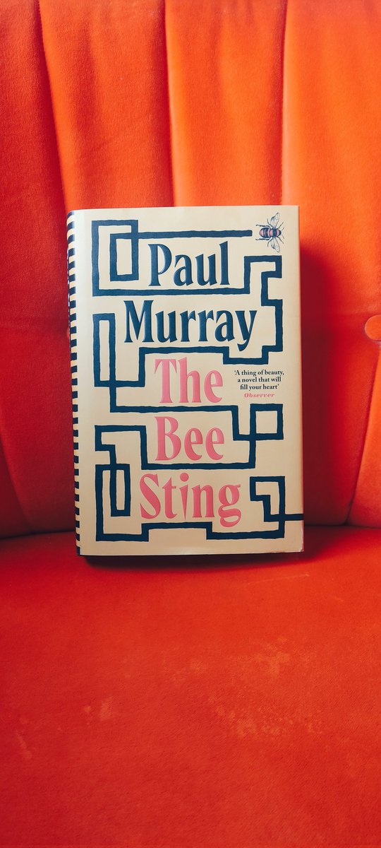 Book of the day! Paul Murray's amazing 'The Bee Sting', longlisted for the 2023 Booker Prize