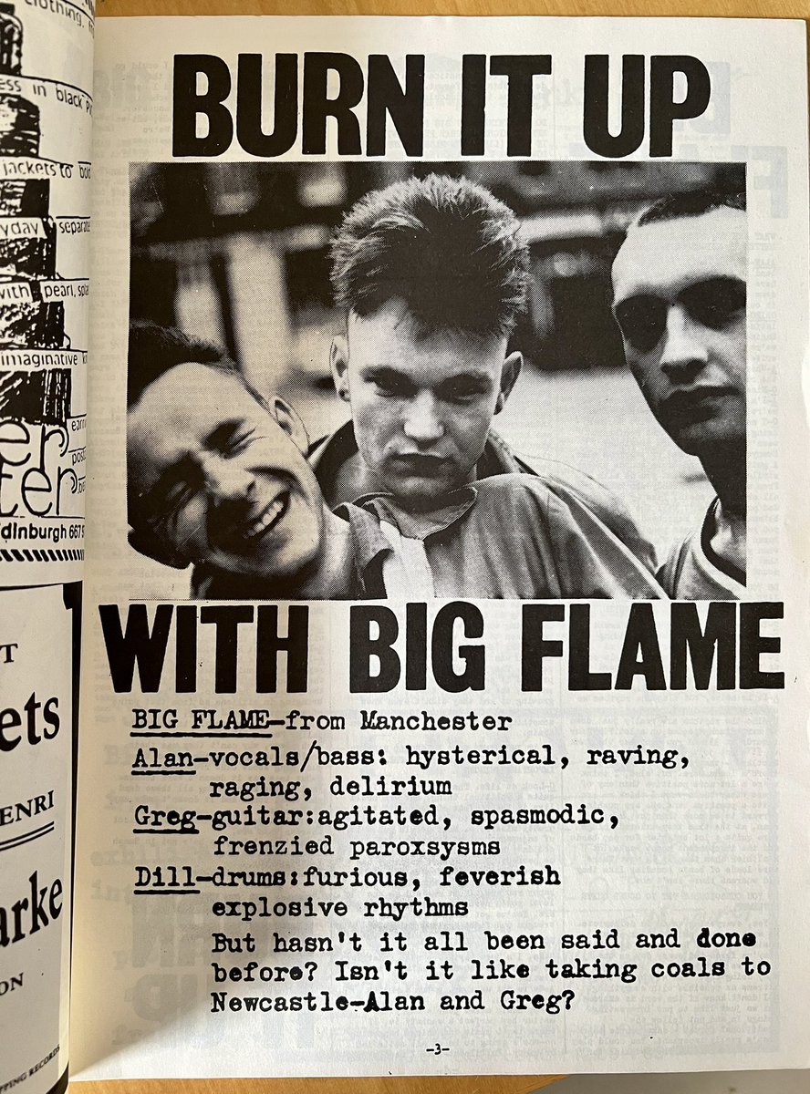 @lesclarkart1 This is another of my favourite pages. #bigflame #fanzine