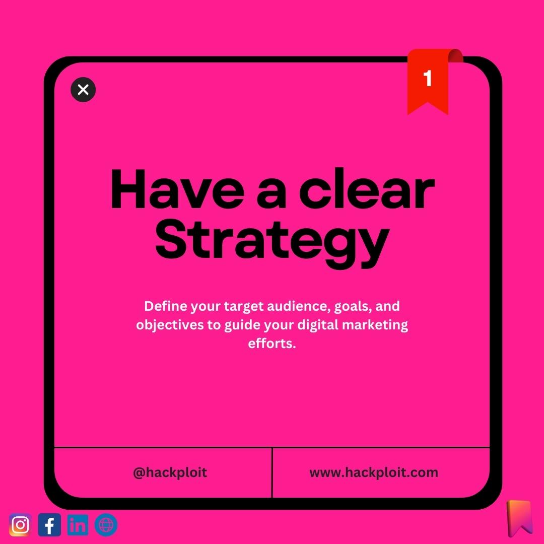 hackploitindia's tweet image. Boost your digital marketing prowess with 5 easy tips from Hackploit! Optimize content, conquer social media, master SEO, excel in email marketing, and analyze data for success. Elevate your online strategy now! 🚀📊✨ #DigitalMarketingTips #Hackploit #ContentOptimization