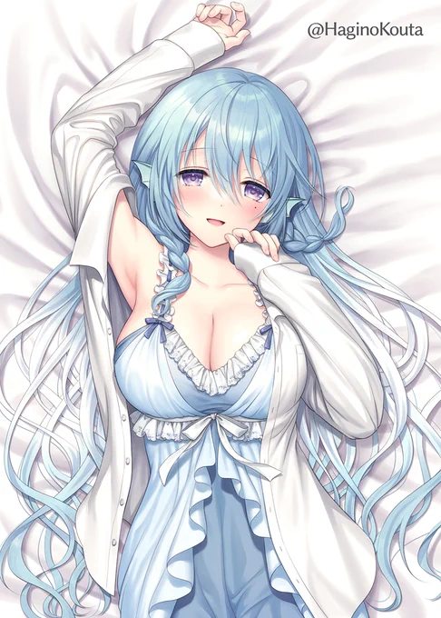 アイリス・ルセン様のお誕生日グッズ(立体マウスパッド)のイラストを描かせていただきました! 1日早いですがお誕生日おめでとうございます  #ルセンアート