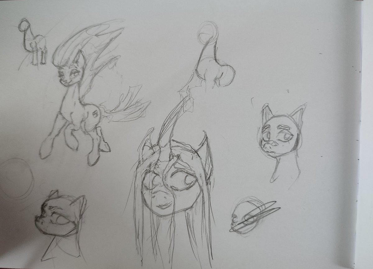 Ey, i've been away for a while. it's because i'm on vacation and have no computer here, only pencil and sketchbook. And I use it to do studies instead of ponies, so i didn't post anything. But hey, if you don't tweet, you don't exist, soooo. Have some studies, and some ponies