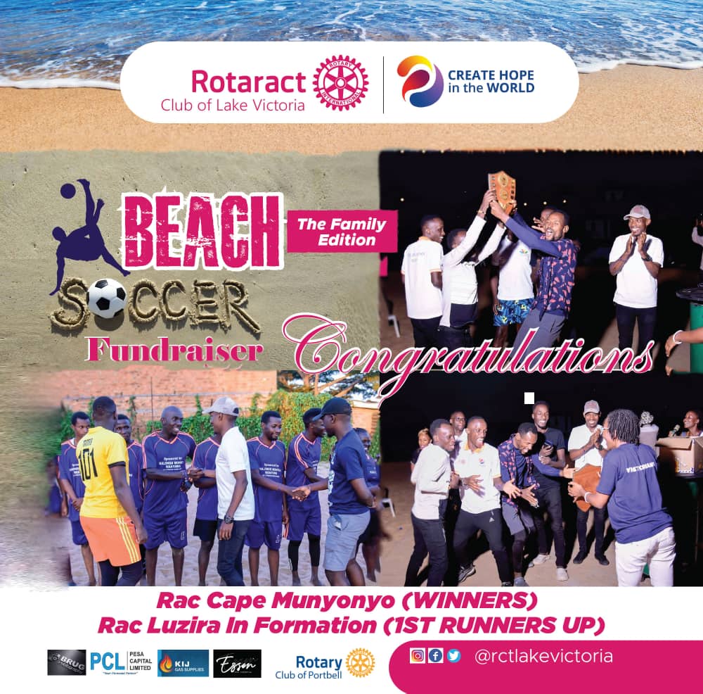 rctlakevictoria's tweet image. The Champions of the Family Edition of The Annual Rotaract Beach Soccer Fundraiser are:
The Anchors - @TheAnchors1 .
#FunSoca23
#CreateHopeInTheWorld