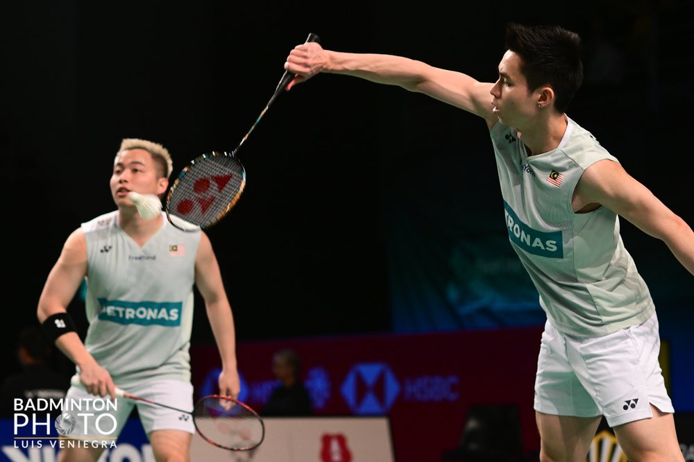 BA_Malaysia's tweet photo. RESULTS: #AustralianOpen2023   

 R16

#MAS🇲🇾 Aaron Chia-Soh Wooi Yik(2) def. #TPE Chiu Hsiang Chieh-Yang Ming Tse 21-19 21-14

📷 @badmintonphoto

#GemilangkanLagi 
#DemiMalaysia 
#BadmintonMalaysia https://t.co/9JsIykG72T