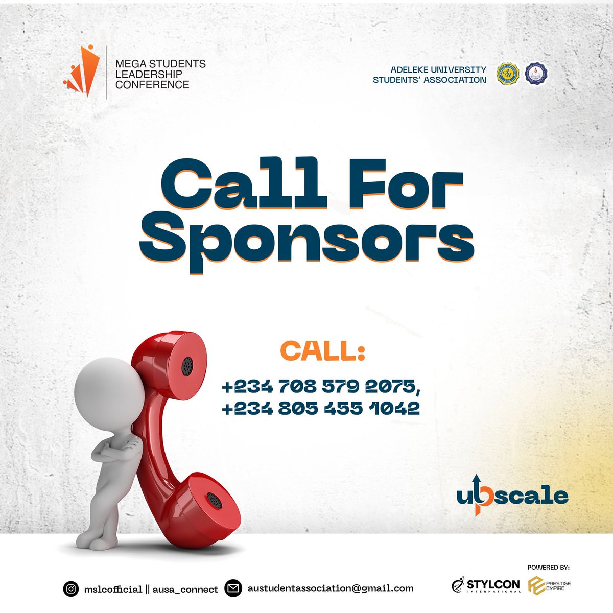 ausa_connect's tweet photo. Unleash Youth Leadership Potential!π
Why Sponsor MSLC?
π Empower Future Leaders
π Extensive Brand Visibility
π Network with Change-Makers
π Amplify Social Impact
π Fuel Innovation and Creativity
For a detailed Sponsorship Proposal, reach out to us. π #MSLC #sponsorship https://t.co/c2JJ9ZcKzS