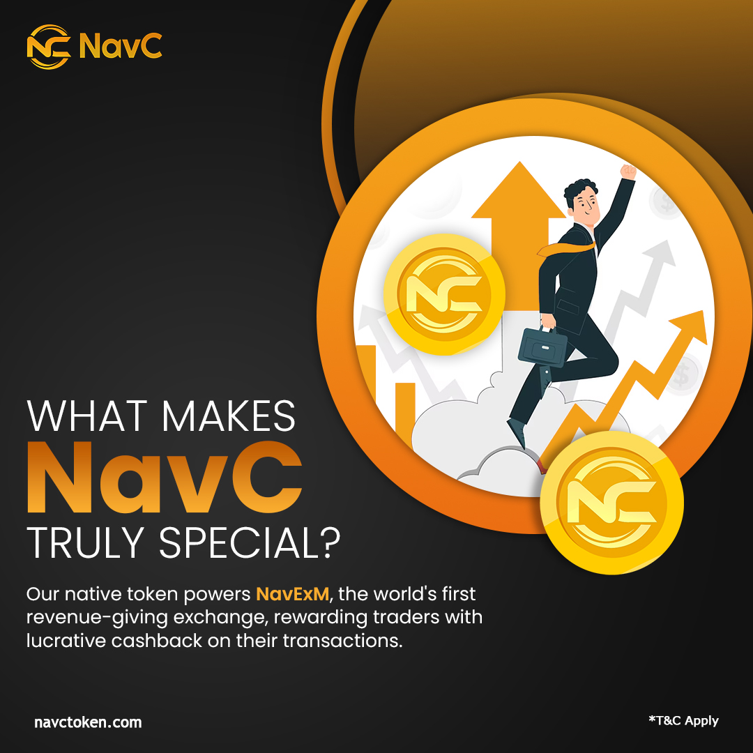NavCToken's tweet photo. ๐ Discover the Magic of NavC! ๐
At NavC, we're not just another #Crypto token โ we're a game-changer!
๐ Our native token powers @NavExM , the world's first revenue-giving exchange, where traders are rewarded with lucrative cashback ๐ฐ๐ธ
#Tether Litecoin #navctoken #GOLD https://t.co/e9mU29CTzQ
