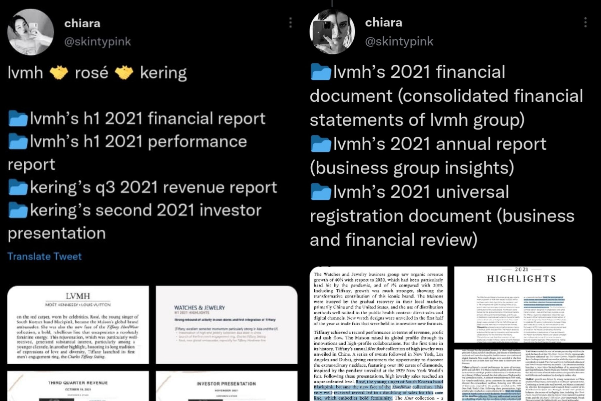 Louis Vuitton Financial Status Report