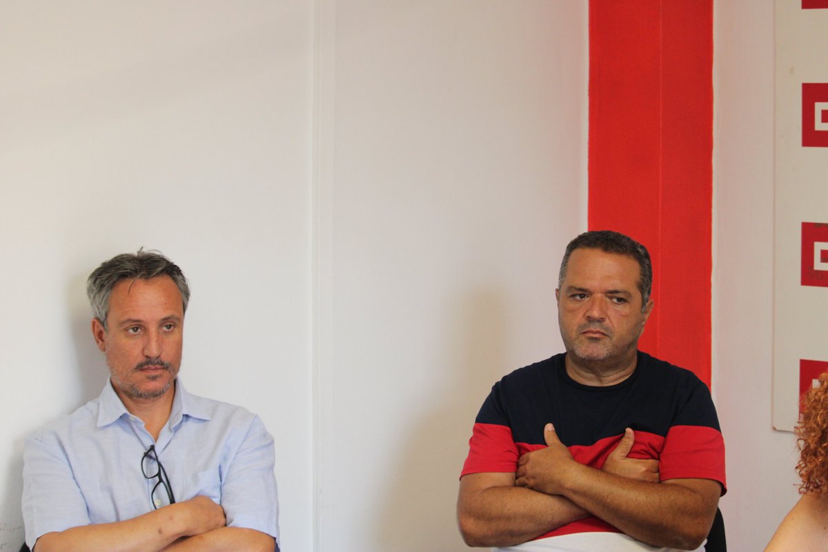 CCOOCanarias's tweet photo. 🗣️Esther Ortega, Secretaría UI Gran Canaria
🗣️Agustín Sosa, asesor CCOO Canarias
🗣️Domingo Campos, Federación Industria 
🗣️Y miembros del Comité de Empresa de Ingemont (actual empresa adjudicataria del servicio de mantenimiento https://t.co/bcDu9jlaKJ