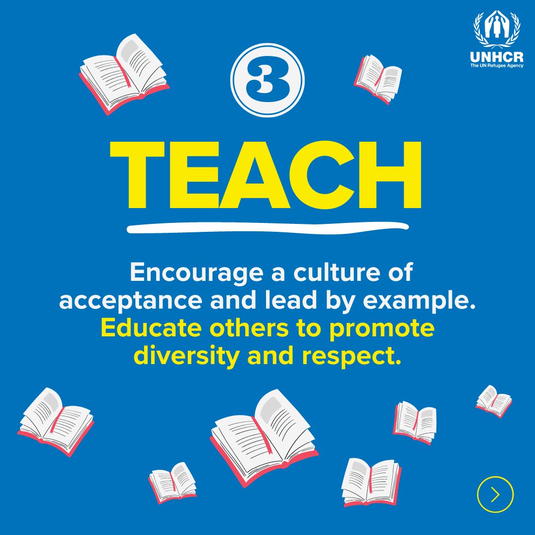 Refugees's tweet photo. We all have a responsibility to say #NoToHate.