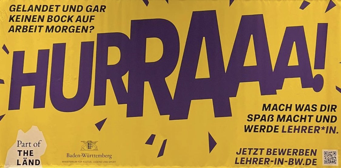 Die Kampagne ging aber in die Hose!

Gute Lehrer:innen werden nicht wertgeschätzt, warum also #Lehramt studieren?!