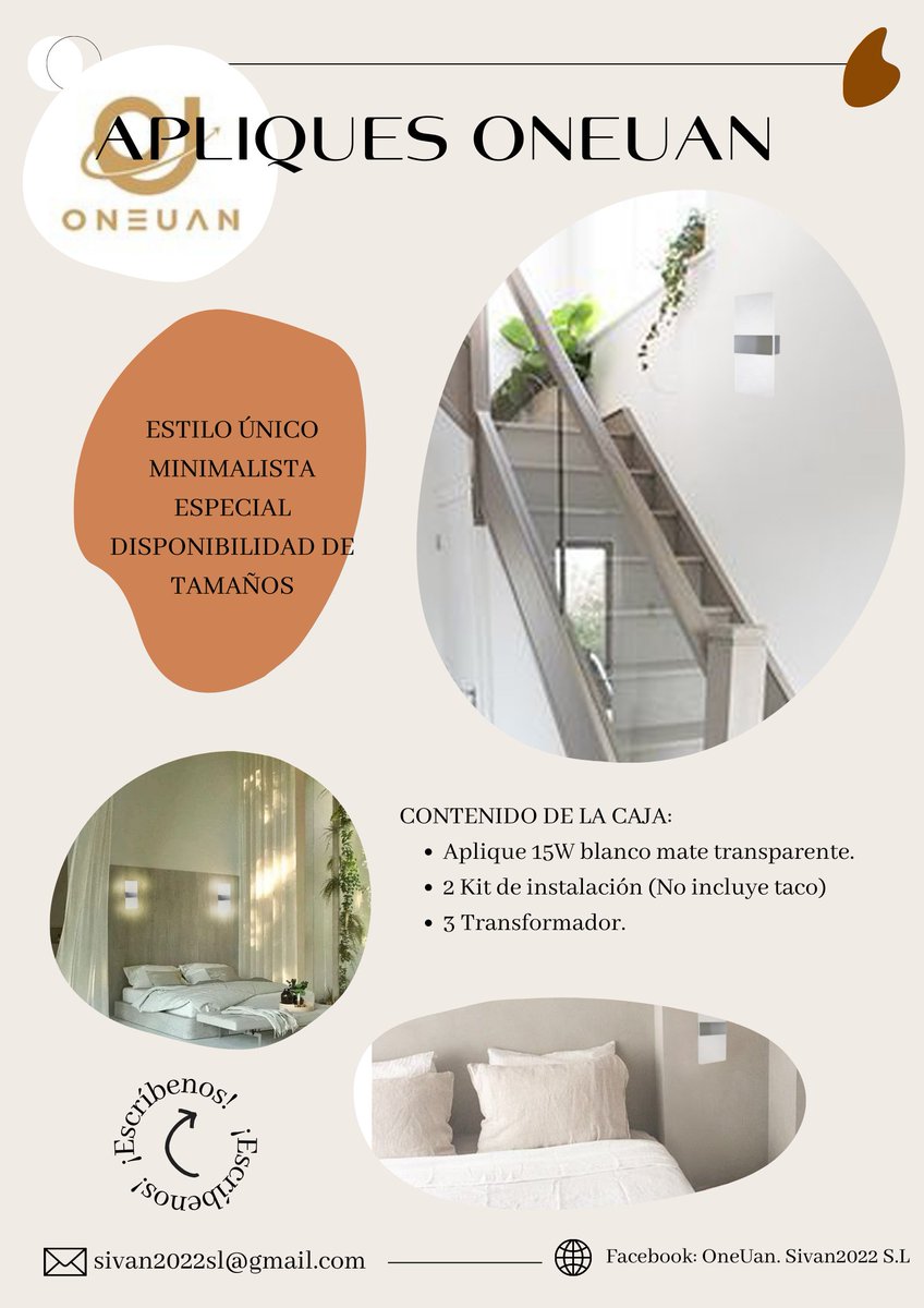 oneuan2022's tweet image. Apliques decorativos ideales para crear un buen ambiente en el hogar. 
A la vez que presentan detalles estéticos, también tienen calidad lumínica adecuada para el interior. #compraonline #hogar #apliques #decoración #novedad #interested